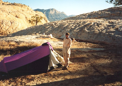 Backpacking in Red Rock Canyon National Conservation Area