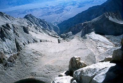 Looking down the North Fork drainage