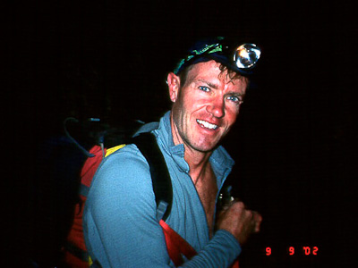 On the trail to climb the East Buttress of Whitney in a day