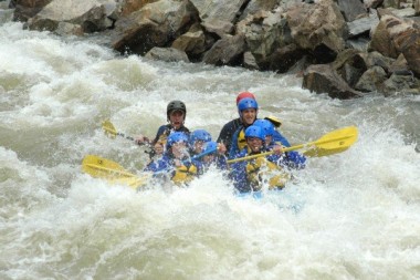 Rafting near Snow Mountain Ranch