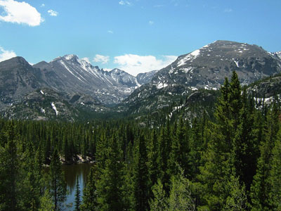 Mountains of Rocky Mountain National Park