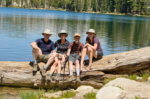 Our family at May Lake