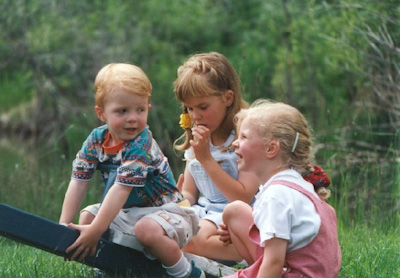 Adam, Michelle, and Sarah Potts