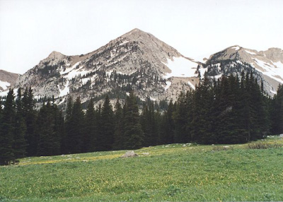 Bridger Range near Bozeman Montana