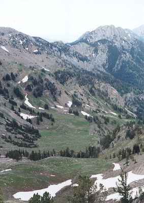 Bridger Range near Bozeman Montana