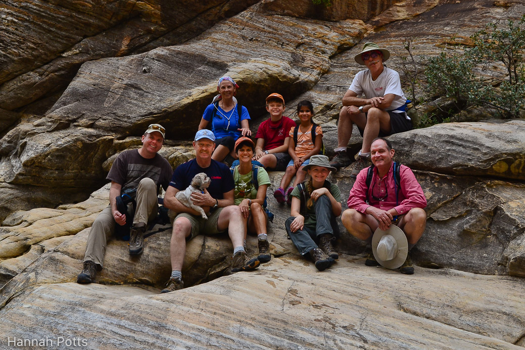 Hiking in Ice Box Canyon in the Red Rock Canyon National Conservation Area