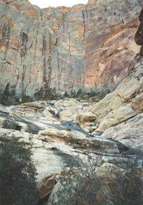 Rainbow Wall in Red Rock Canyon National Conservation Area