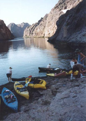 Lunch break in Black Canyon