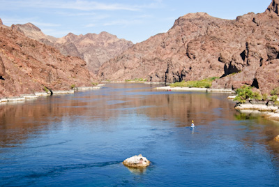 The Colorado River through Black Canyon