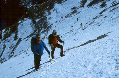 Gearing up for the climb