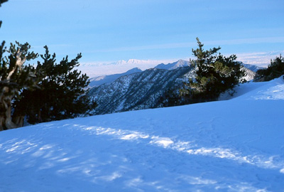 Las Vegas Valley from the south ridge of Mount Charleston