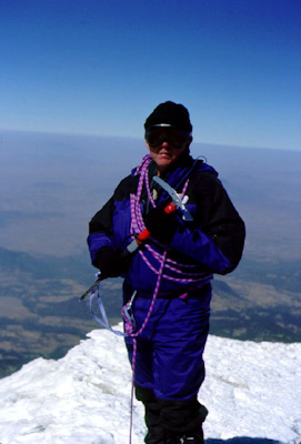 Jim on top (18,851 feet)