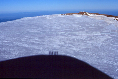 The upper Bergschrund on the Emmons/Winthrop glaciers