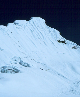 Island Peak headwall