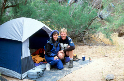 Bob and Lisa at Bass Camp