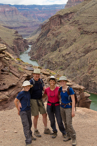 Our family at Deer Creek Falls