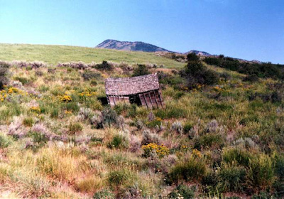 An old grainery near Malad Idaho