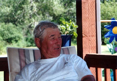 Dad enjoying the shade