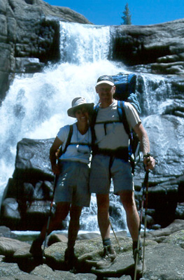 Bob and Lisa at Tuolumne Falls