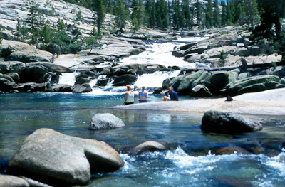 Lunch on the Tuolumne River