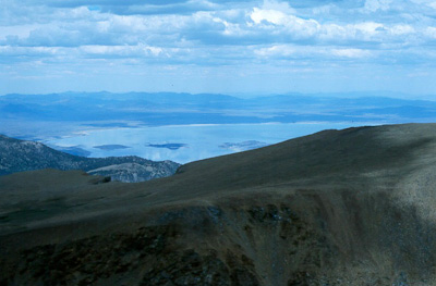 Mono Lake as seen from Mount Dana