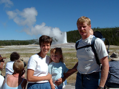 At Old Faithful