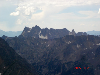 Mount Cowen (11,200 feet) to the south of Black Mountain.