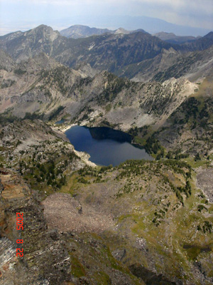 Pine Creek Lake below Black Mountain.