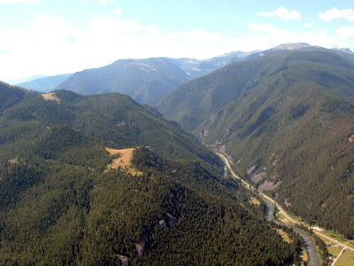 View to the south from Castle Rock.