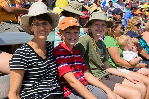 Lisa and the kids at Sea World.