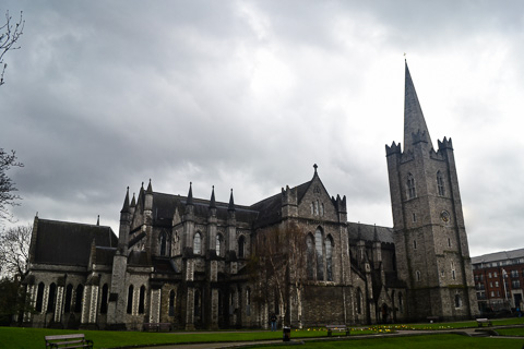 A view of St. Patrick's Cathedral